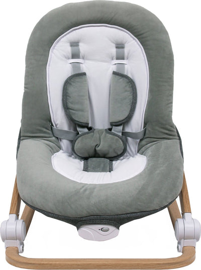 Bo jungle - schommelstoel en zitje in 1 - wipstoel - bouncer - baby tot kleuter - max. 18 kg - muziek en vibratie functies - rocker pure white