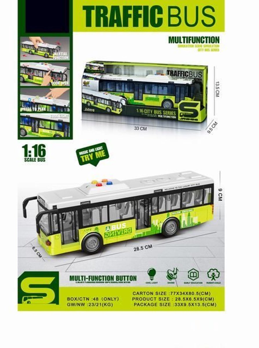 Amuuso friction bus(light,music,door can open).