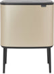 Brabantia bo touch bin prullenbak - 36 liter - 1 vak - metallic gold