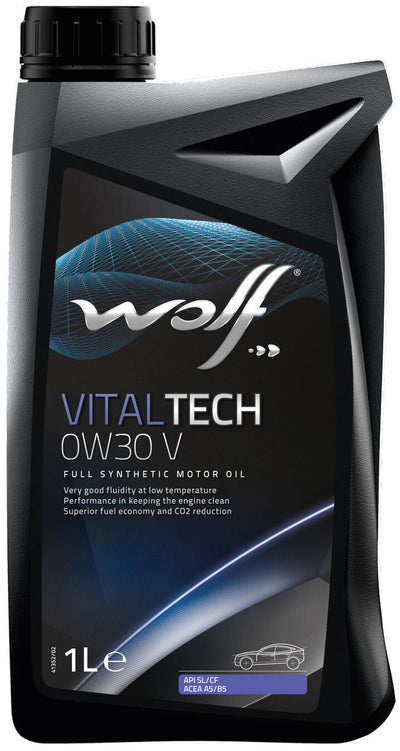 Wolf motoröl vitaltech v motoroil 0w30 1l vitaltech v