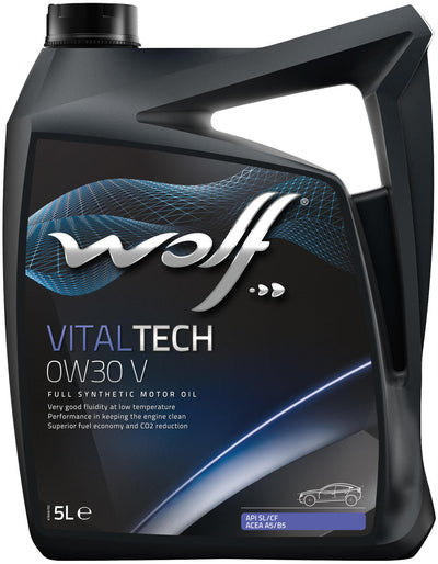 Wolf motoröl vitaltech v motoroil 0w30 5l vitaltech v