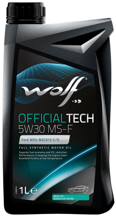 Wolf motoröl officialtech ms-f motoroil 5w30 1l off.tech ms-f