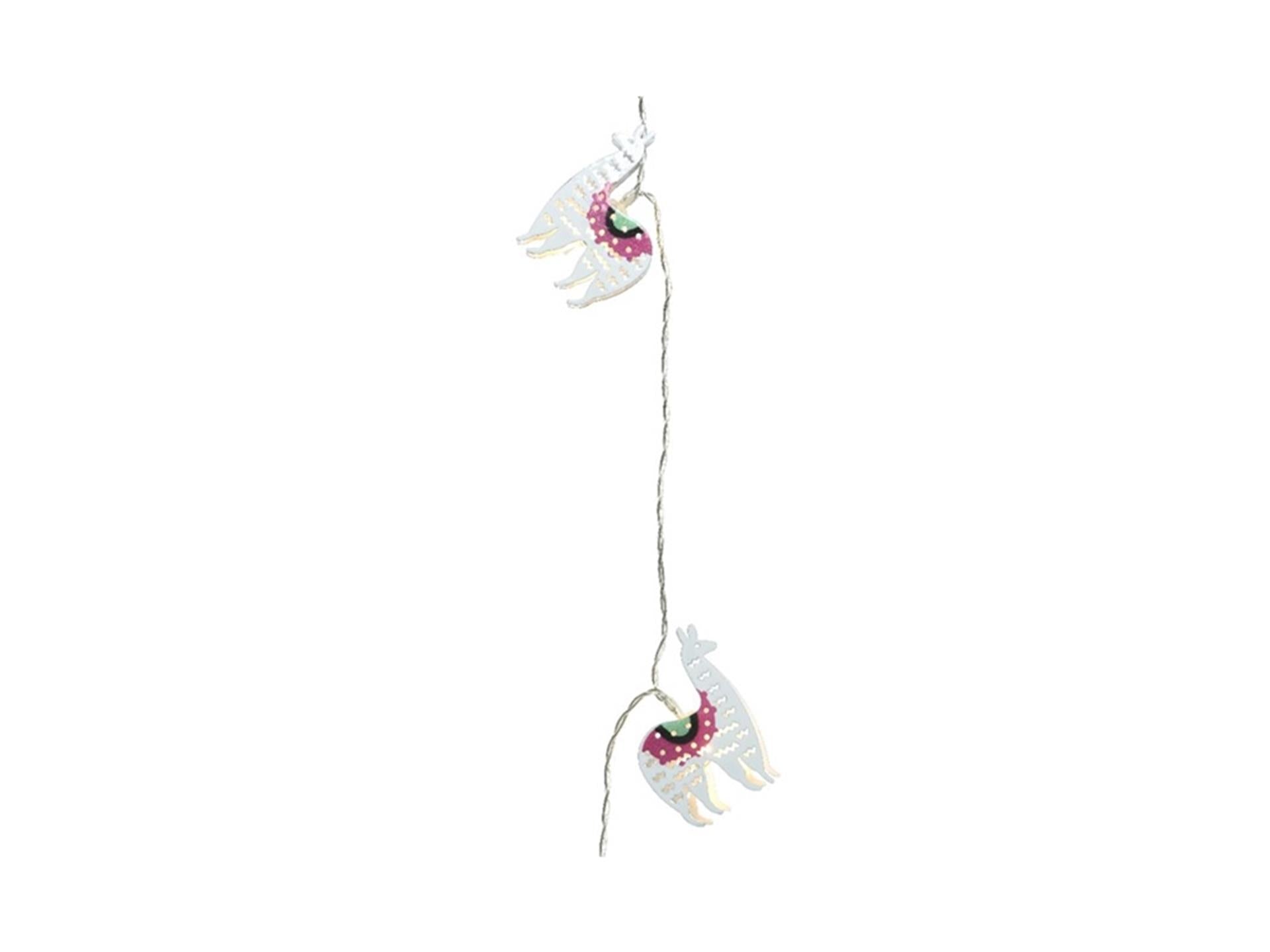 Lumineo led lichtsnoer alpaca metaal 180cm-10l