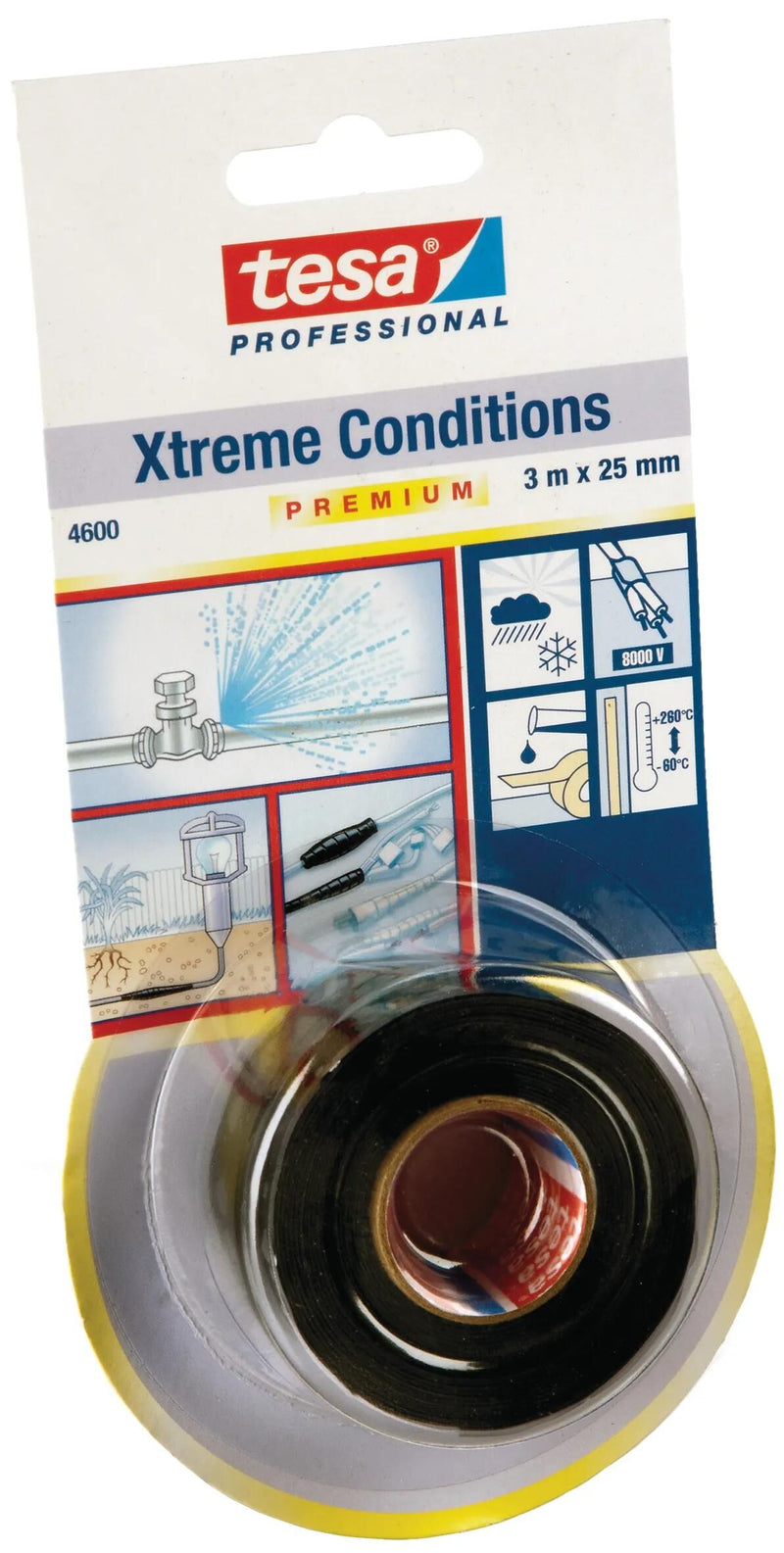 Tesa reparatietape xtreme conditions self-amalgamating adhesiv xtreme 04600