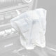 Serwo automotive pookknophoes gear knob cover 500st. white serwo