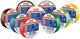 Tesa 53988-00135-00 isolatietape professional bruin, groen, geel, wit, grijs, blauw, rood, zwart, zwart (l x b) 10