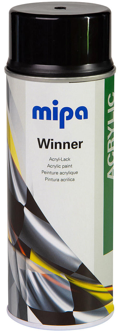 Mipa fahrzeuglack winner acrylic lacquer black glo 400 ml
