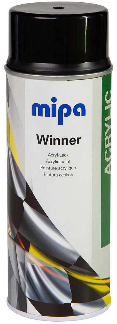 Mipa autolak winner black gloss acrylic paint 400 ml