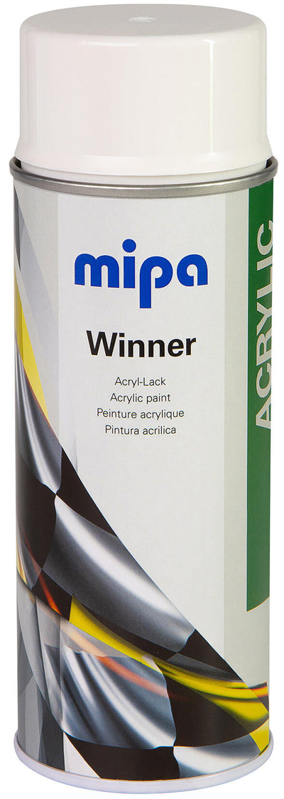 Mipa fahrzeuglack winner acrylic lacquer white glo 400 ml