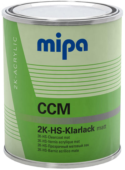 Mipa klarlack ccm ds.2k-hs clear paint matt clear paint 1l