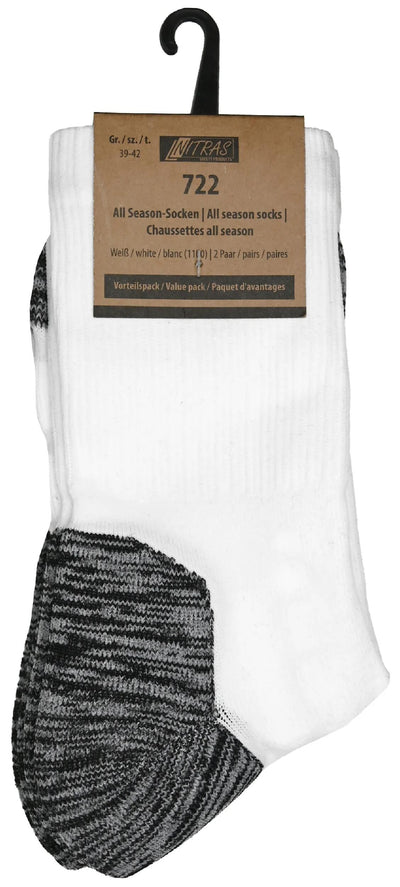 Nitras safety sokken all season alls. socks we gr. 35-38 nitras 1pk with 2 pairs