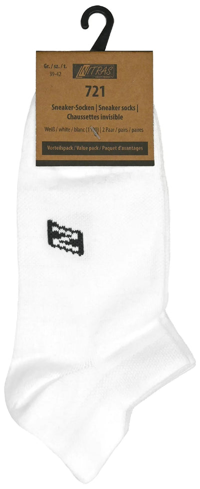 Nitras safety sokken sneaker sneaker-sock.we gr.47-50 nitras 1pk with 2 pairs