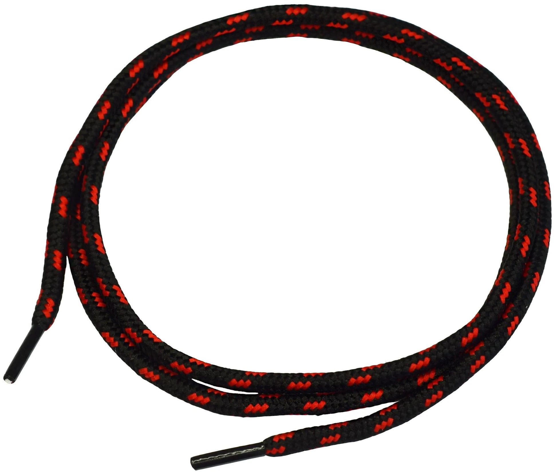 Nitras safety veter shoelaces 90 cm black red