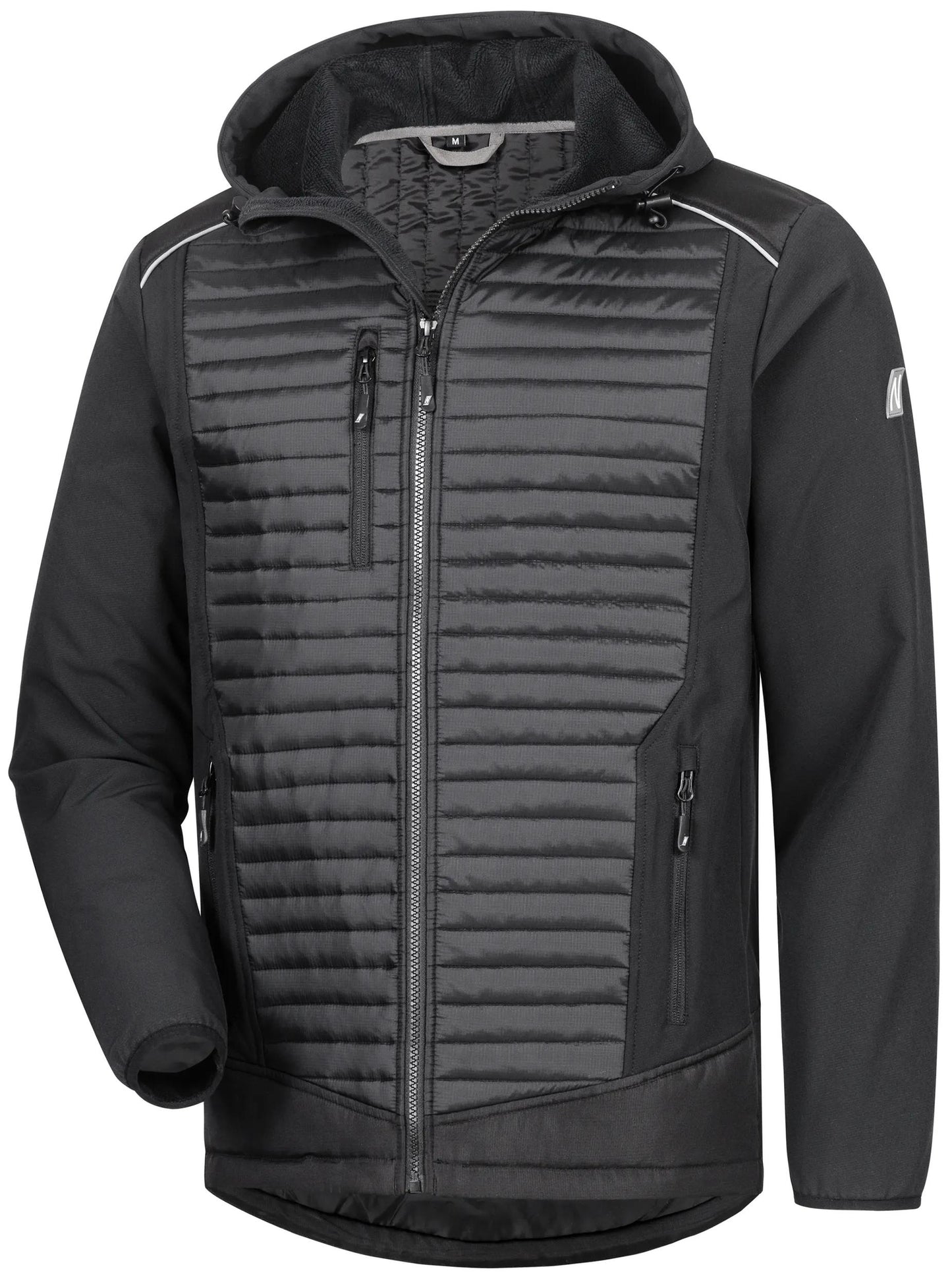 Nitras safety softshell jacket gr. m motion tex plus black