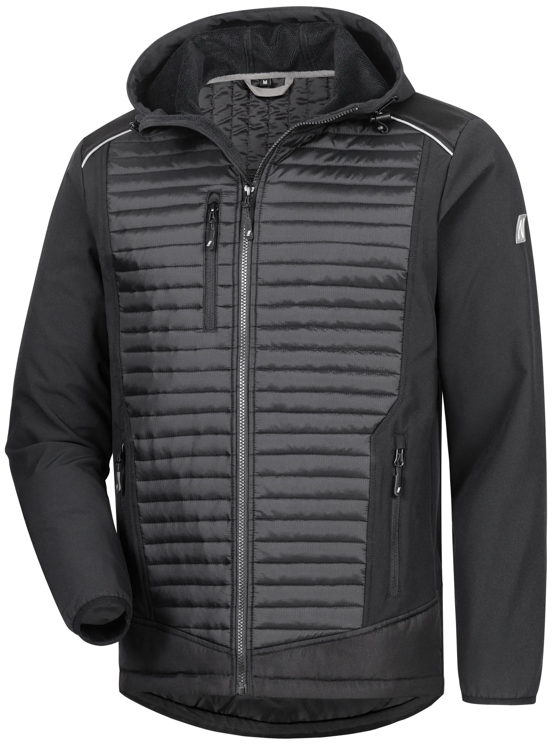 Nitras safety softshell jacket gr. xxl motion tex plus black