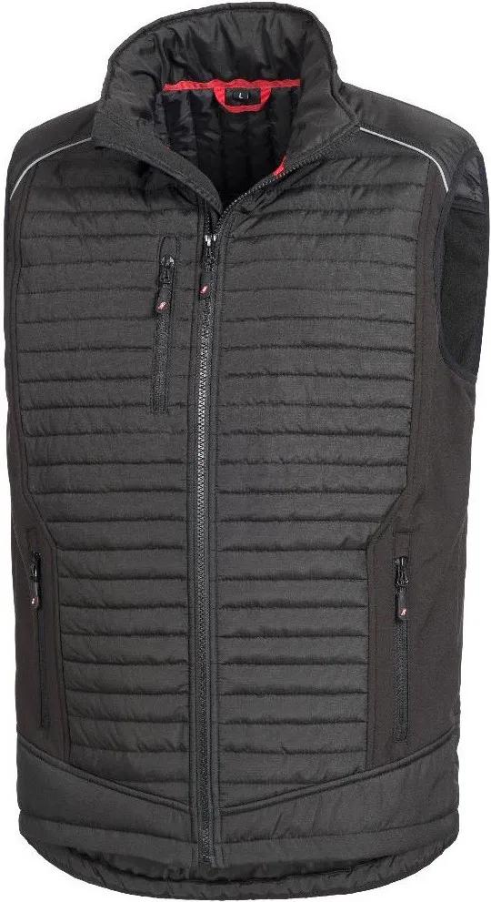 Nitras safety softshell vest gr. xl motion tex plus black