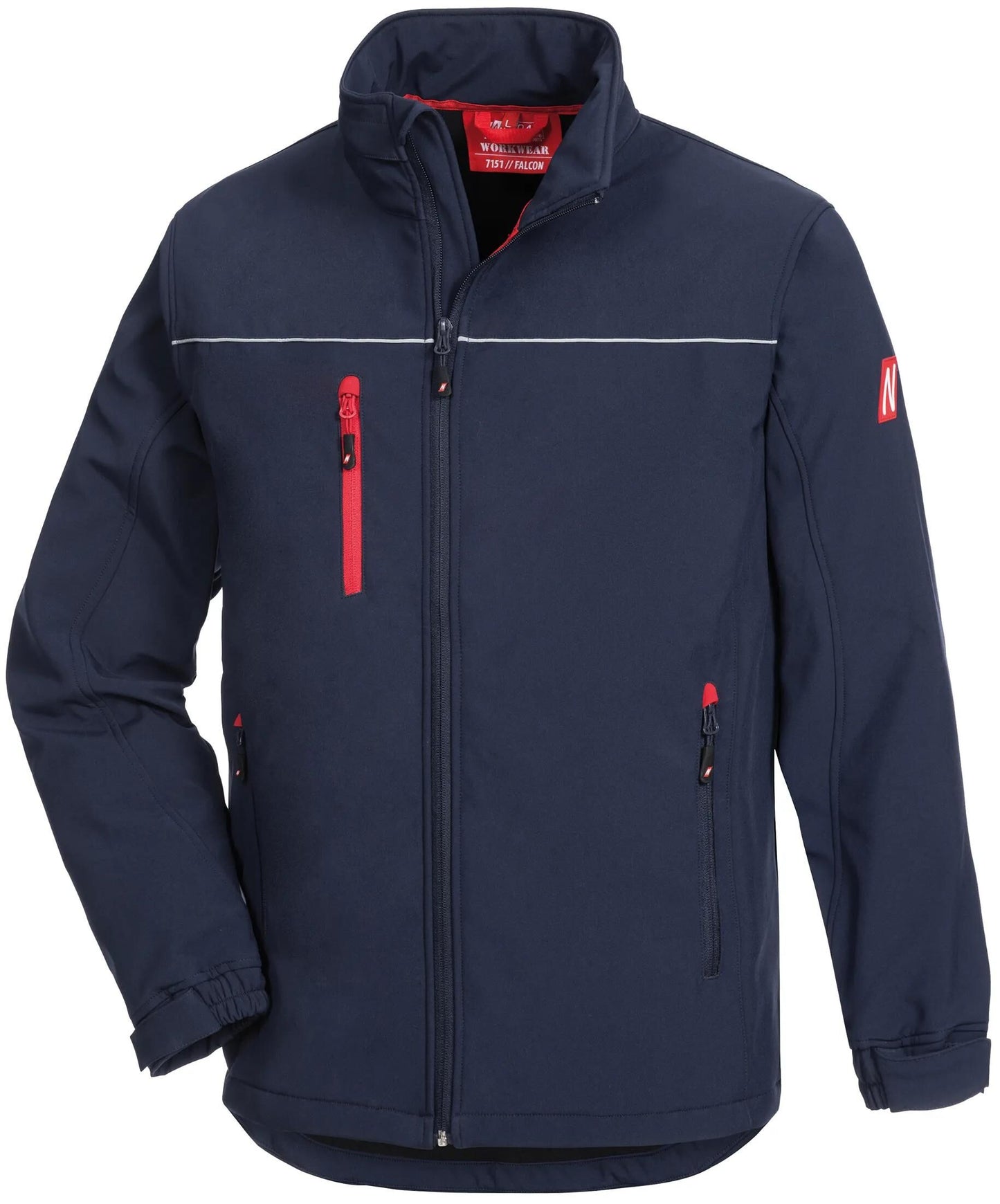 Nitras safety softshell jack motion tex light softshell jacket gr. m motion tex light blue