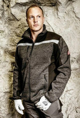Nitras safety softshell jack motion tex plus 7192 knitted softshell jacket. motion tex plus black - afbeelding 1