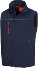 Nitras safety softshell vest motion tex light softshell vest gr. l motion tex light blue