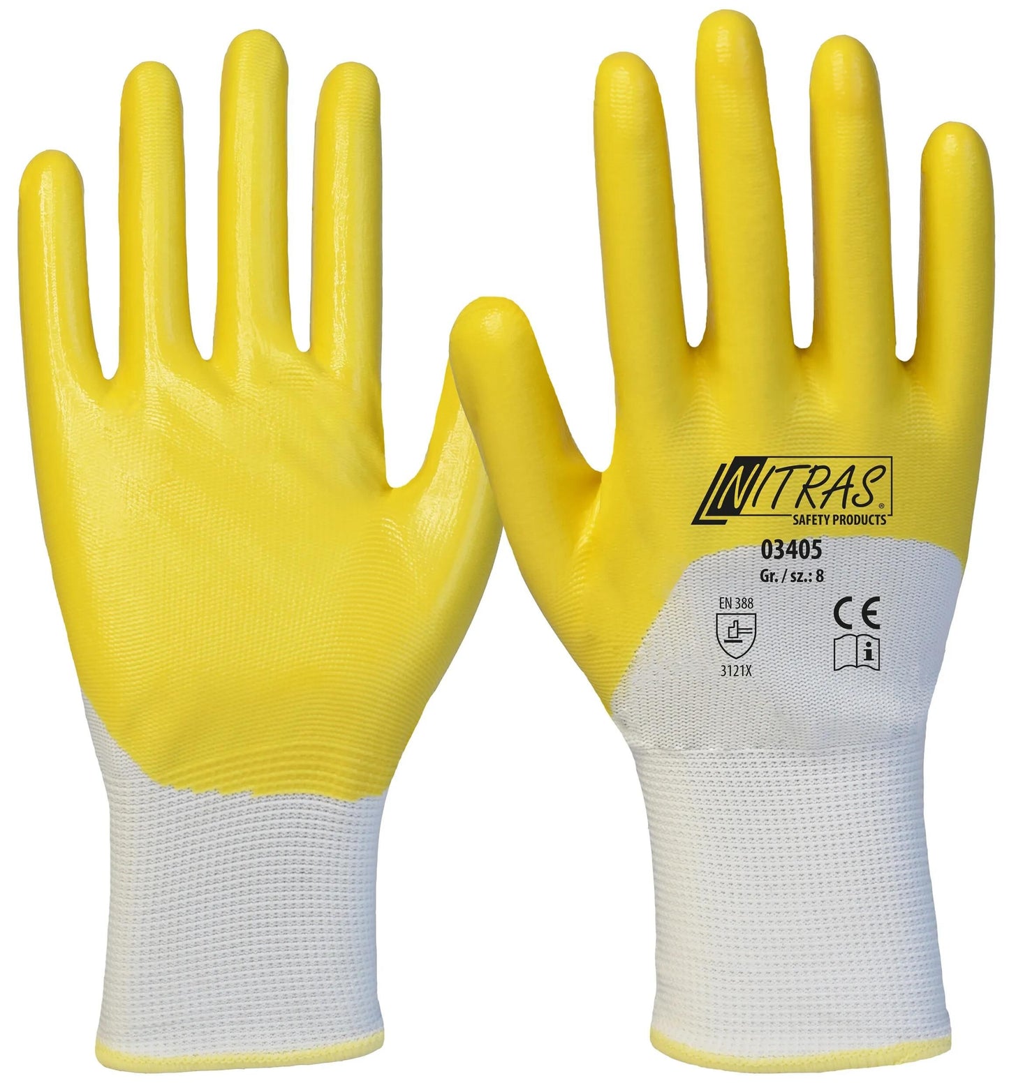 Nitras safety nitrilhandschoen nitrile glove size 10 nitras