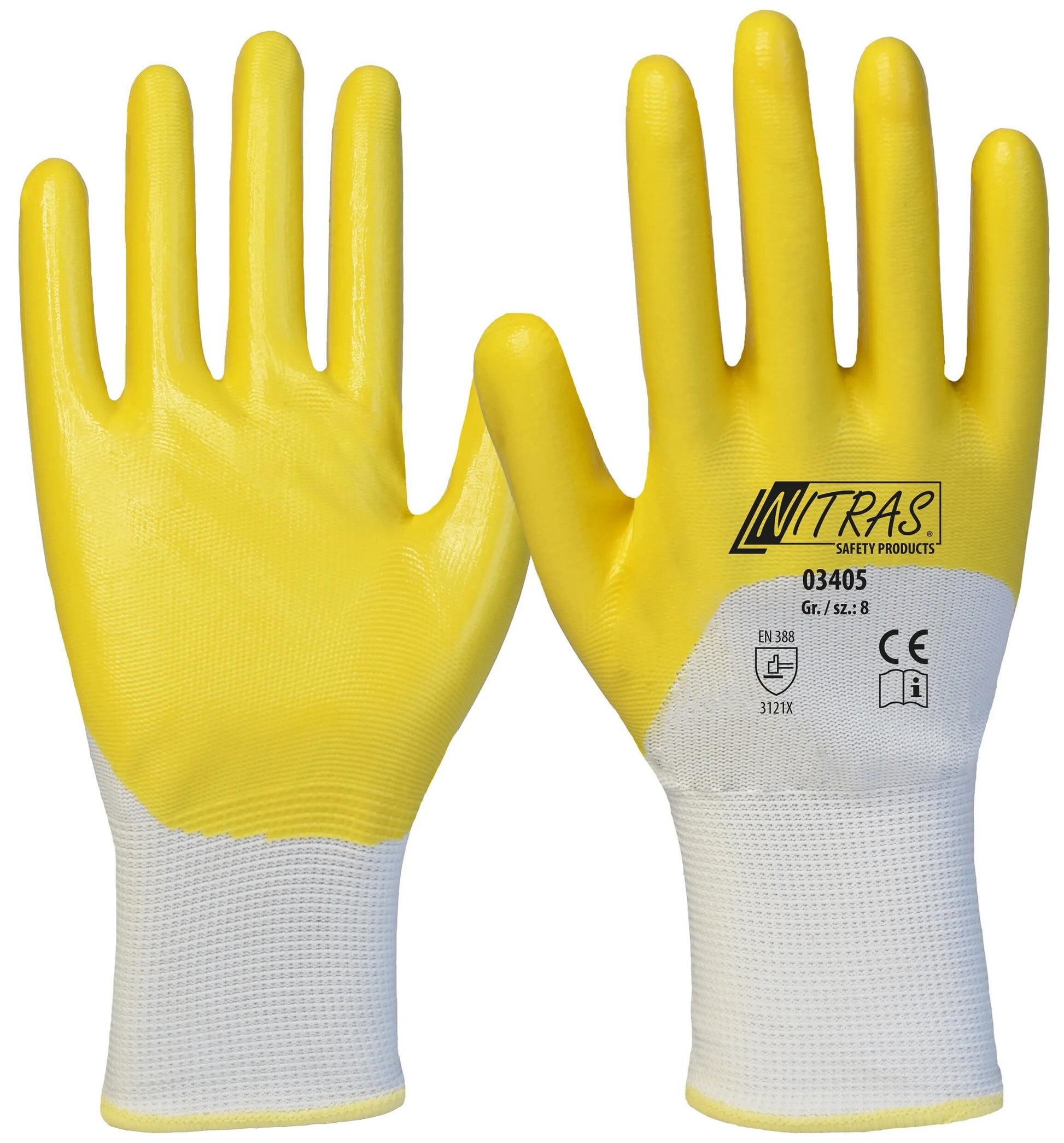 Nitras safety nitrilhandschoen nitrile glove size 11 nitras