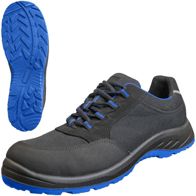 Nitras safety halbschuh solid step safety shoes gr. 43 solid step mid blue