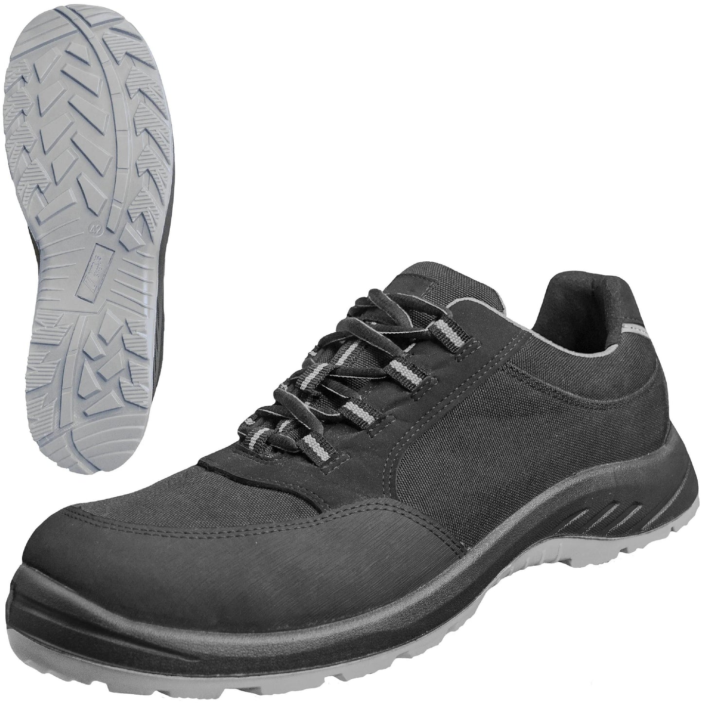 Nitras safety halbschuh solid step safety shoes gr. 46 nitras solid step gray