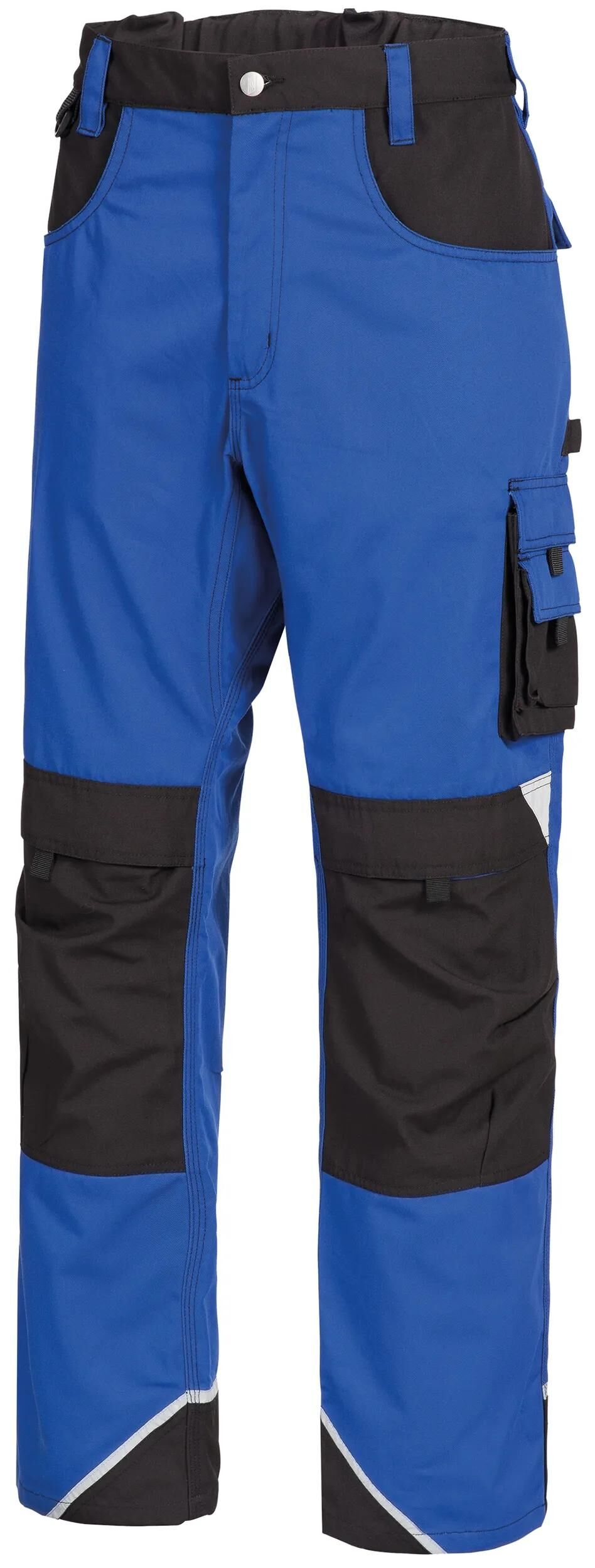 Nitras safety broek met tailleband motion tex plus trousers gr. 48 blue sw nitras motion tex plus