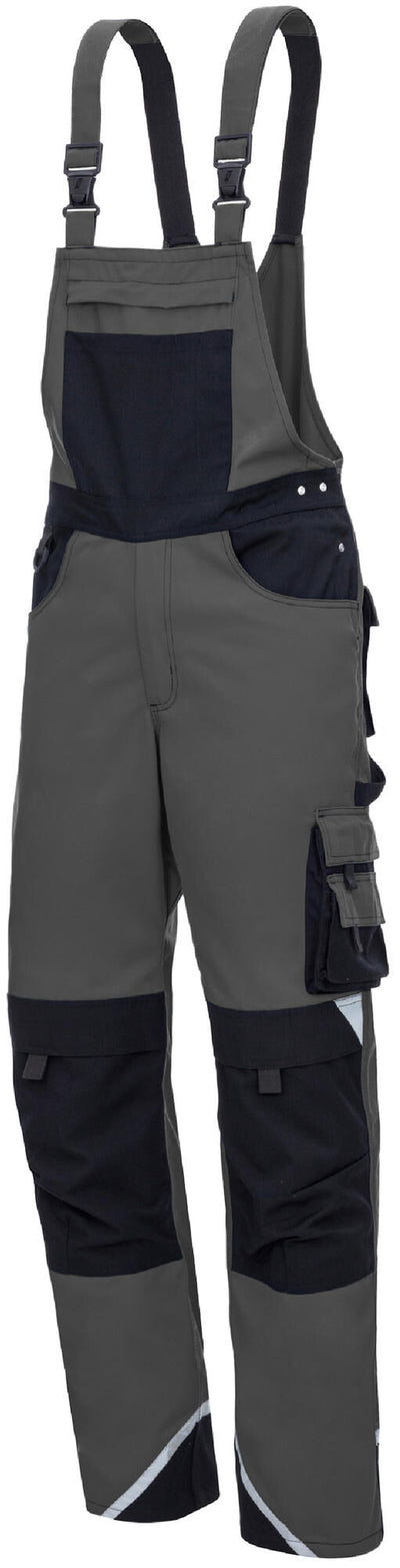 Nitras safety latzhose motion tex plus dungarees nitras mot.tex plus 48 grey black