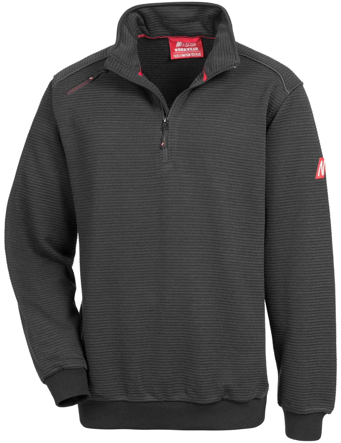 Nitras safety pullover motion tex plus pullover gr. l black nitras motion tex plus