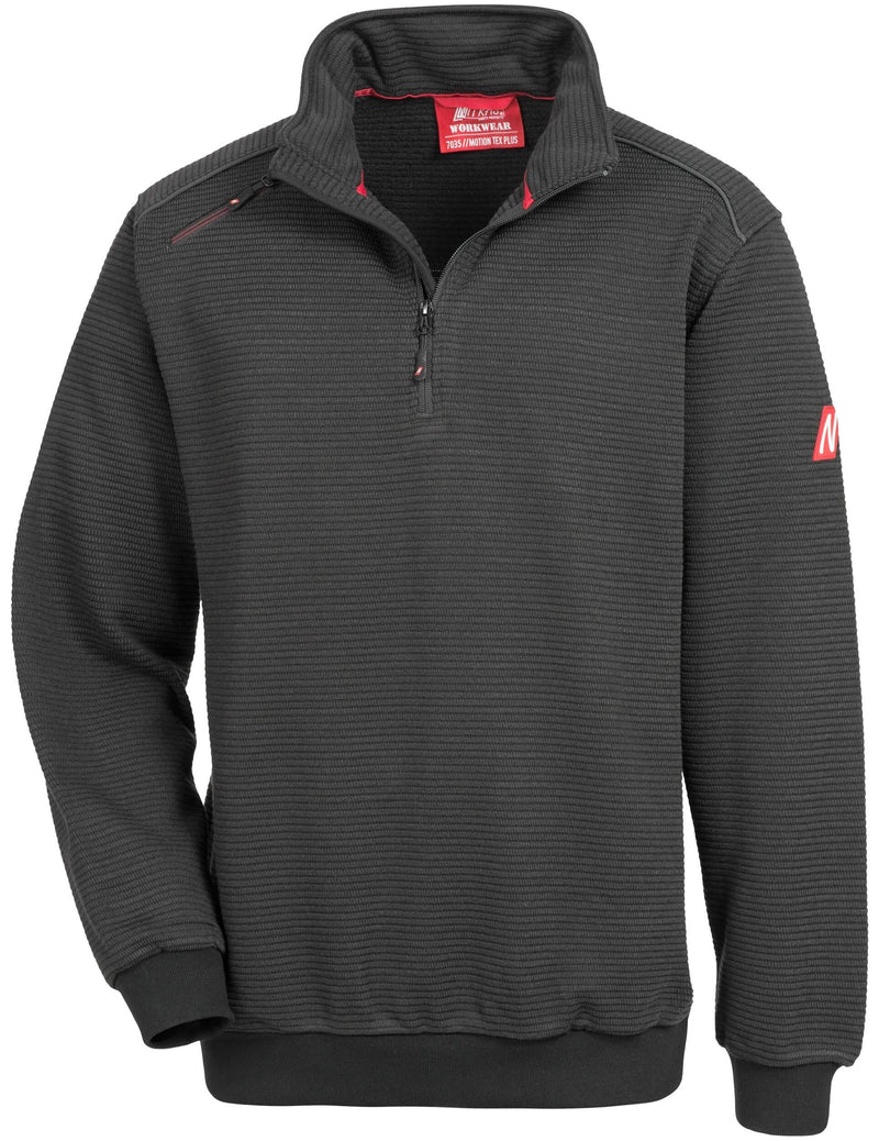 Nitras safety pullover motion tex plus pullover gr. xxl black nitras motion tex plus