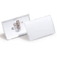 Merkloos sans marque durable naambord click fold met combiklem, kunststof, 25 ve, 54 x 90 mm