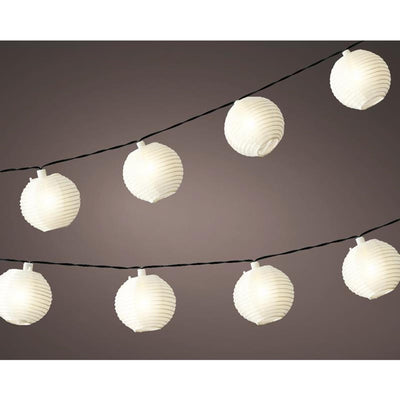 Lumineo led solar lampionnen 10 lampen 450cm