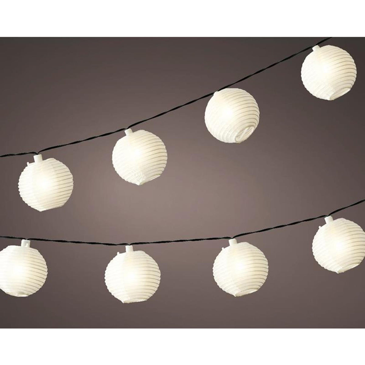 Lumineo led solar lampionnen 10 lampen 450cm
