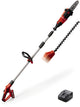 Einhell accu tuin-multitool ge-hc 18 li t kit - power x-change - 18 v 3.0 ah li-ion - zwaardlengte kettingzaag: 200 mm - bladlengte heggenschaar: 450 mm - tandafstand: 16 mm - incl. 1x 3.0 ah accu en lader
