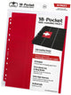 Ultimate guard 18-pocket pages side-loading (10) - red