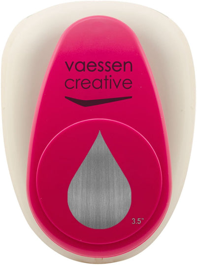 Vaessen creative pons - figuurpons - druppel - 5,8 x 8,9 cm