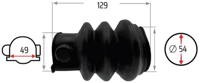 Nb parts faltenbalg bellows 49 54 mm nb-parts