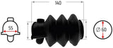 Nb parts faltenbalg bellows 55 62 mm nb-parts - afbeelding 2