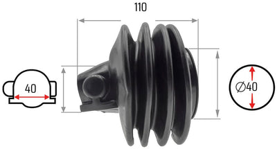 Nb parts faltenbalg bellows 40 70 mm nb-parts