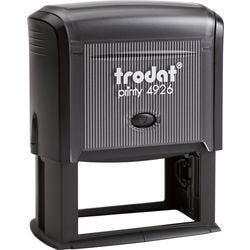 Ty kantoorstempel trodat prin 4926 75x38mm 8 regels zwart