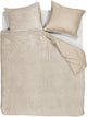 Ambiante plush teddy dekbedovertrek - tweepersoons - 200x200 220 - zand