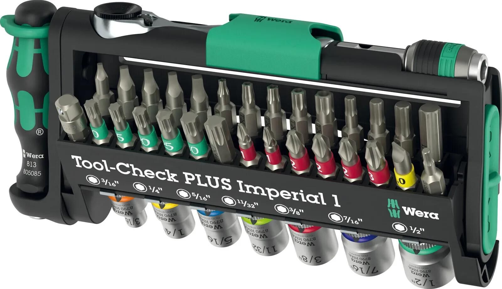 Wera werkzeugsatz tool-check plus imperial 1 tool-check plus imper. 1 bitorsion 1