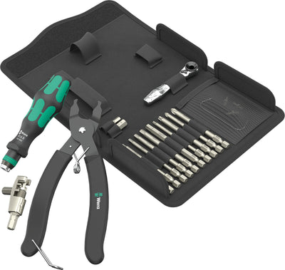 Wera werkzeugsatz kettennieter 9532 chain rivet workshop set 9532
