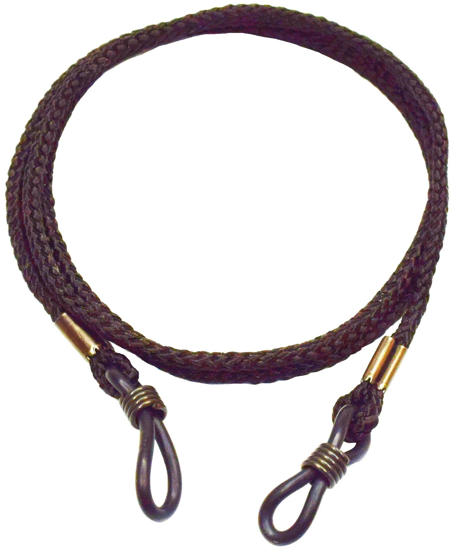 Nitras safety brilkoord eyeglass cord black textile 65cm