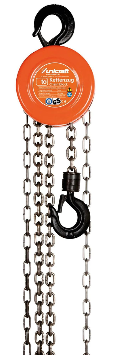 Unicraft kettingtakel k 1000 chain hoist k 1000