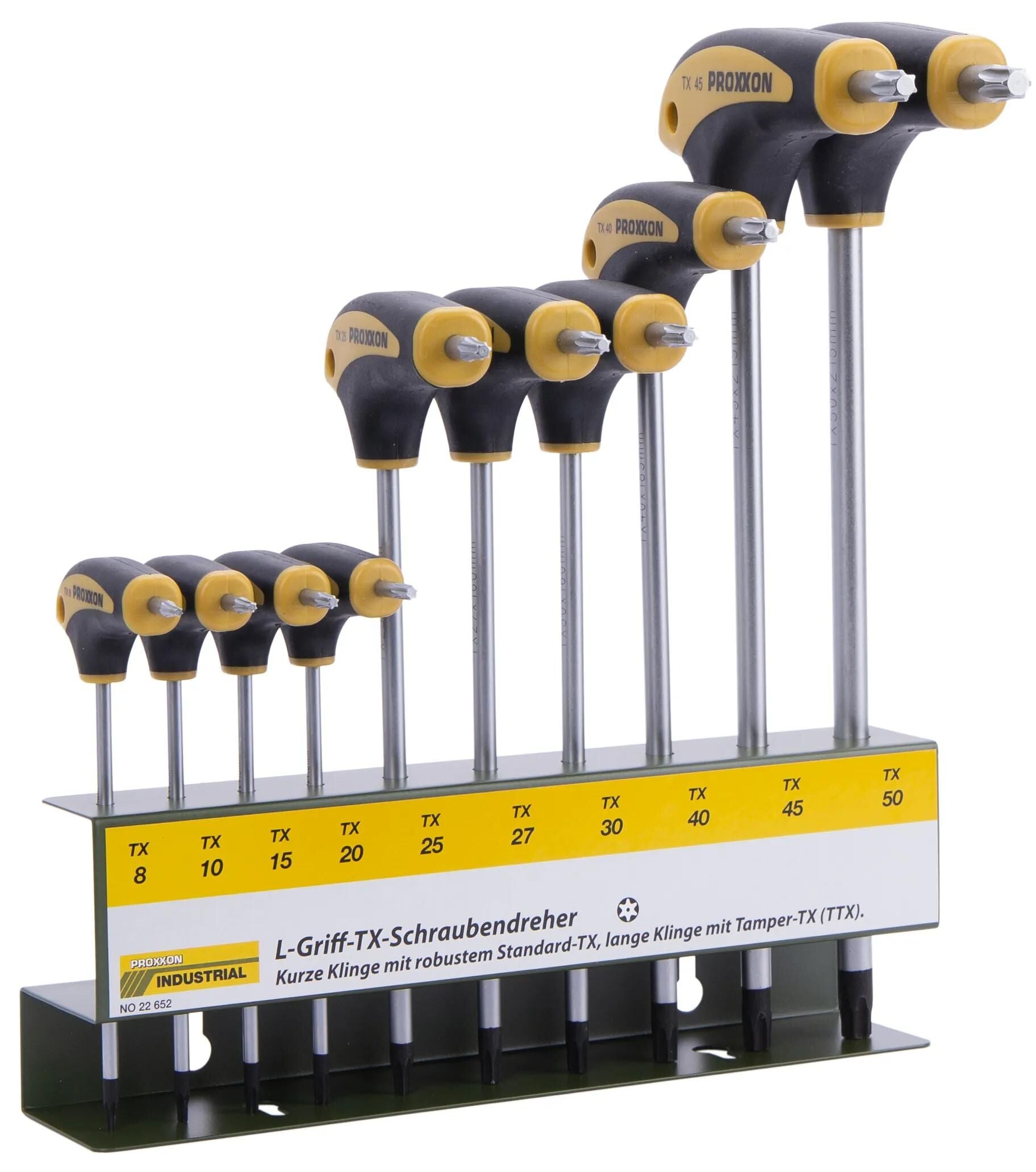 Proxxon schraubendrehersatz torx screwdriver sets 10-part