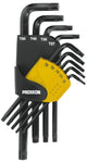 Proxxon winkelstiftschlüsselsatz angle wrench set torx 9-piece