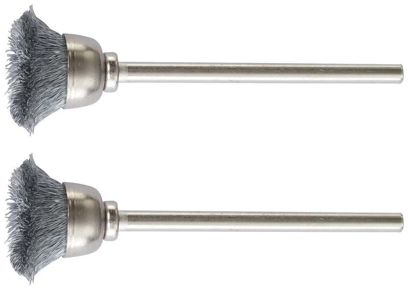 Proxxon pinselbürste brushes shaft 2.35 d=13mm steel 2pcs
