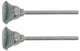 Proxxon pinselbürste brushes w.shaft 2pcs d=13mm stainless